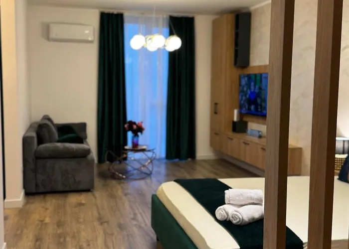 Sholiday Sky Panoramic New Building Private Parking 아파트 티미쇼아라